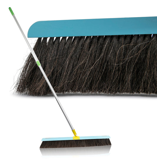 Swiveling Horsehair Broom